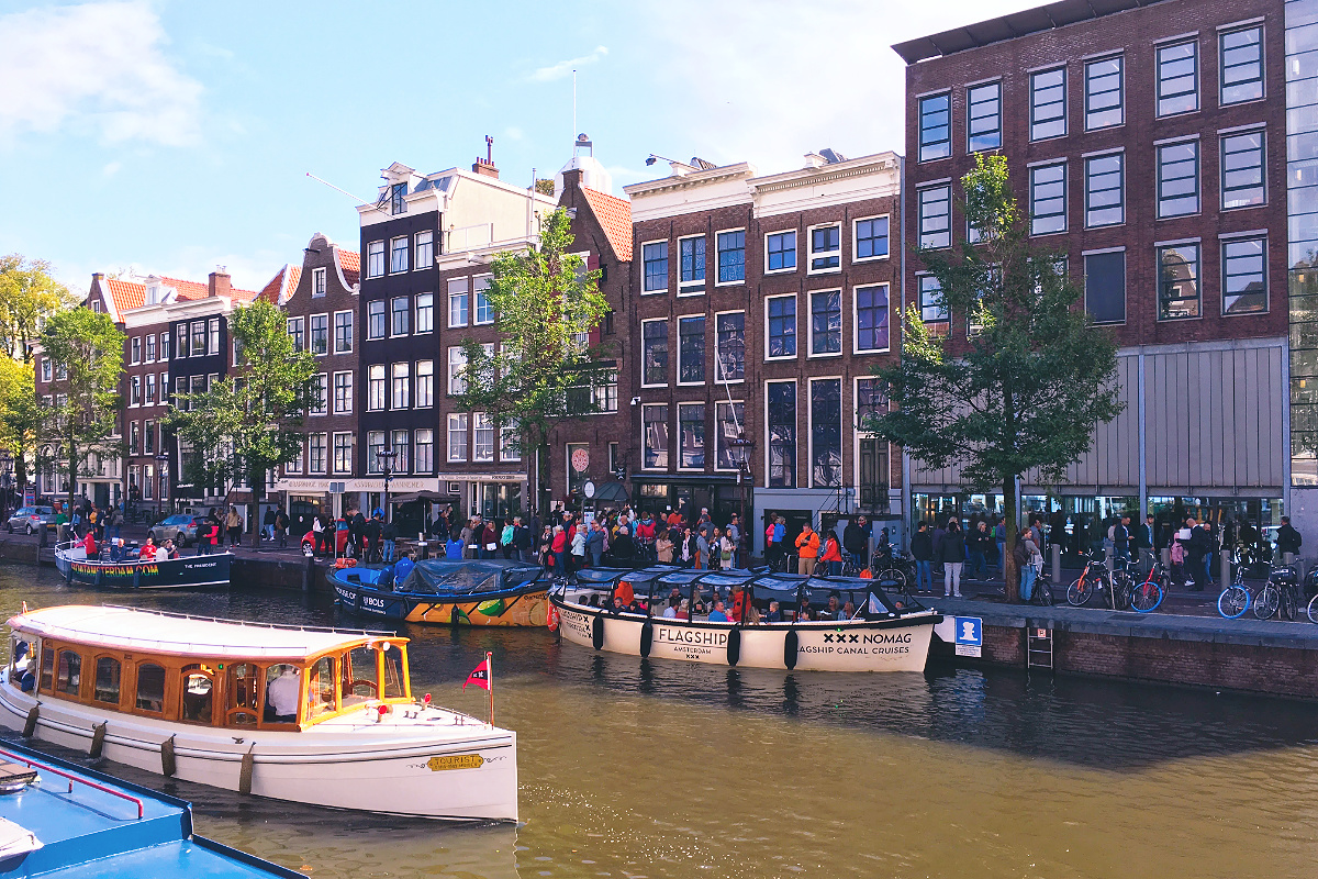 Amsterdam zu Fuß erkunden Anne-Frank-Haus