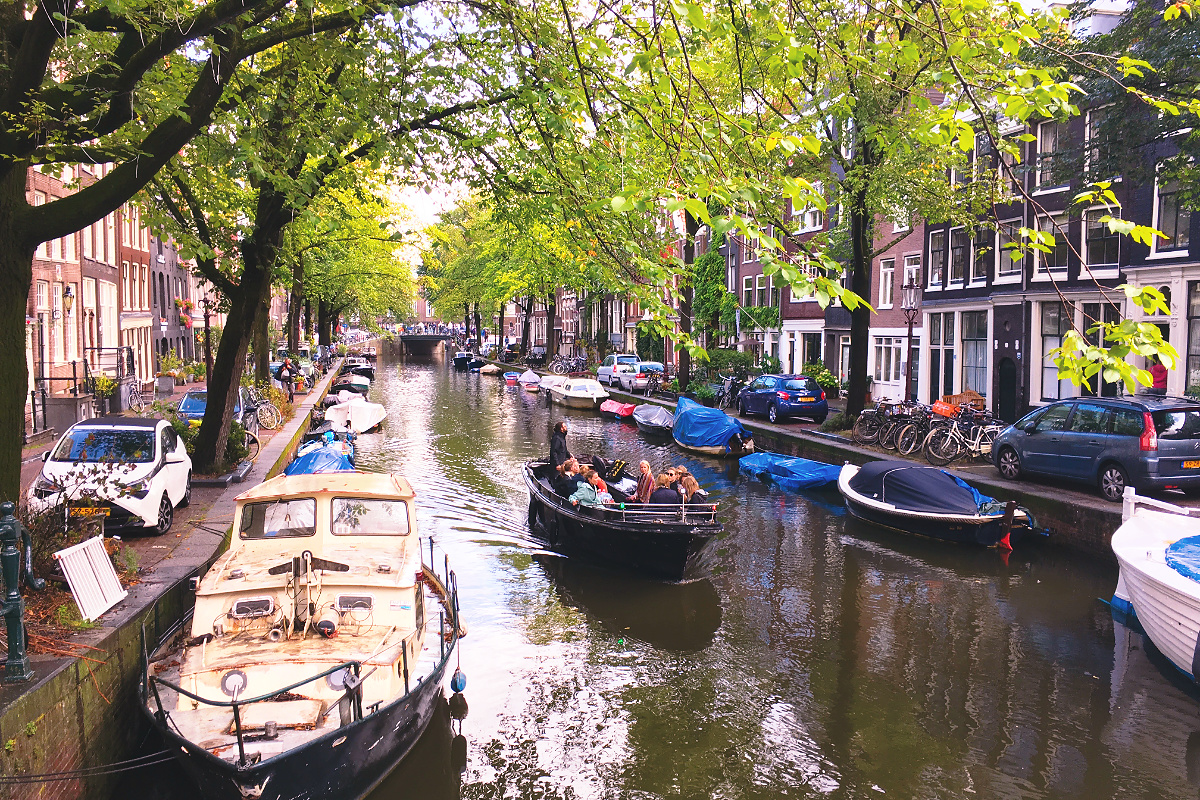 Amsterdam zu Fuß erkunden Egelantiersgracht